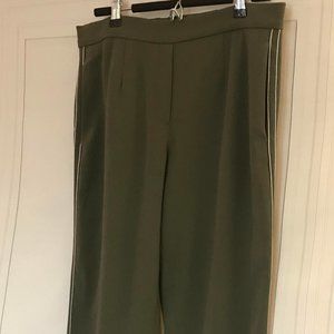 ARITZIA Babaton Cohan Flat Front Dress Pants (Side Stripes)